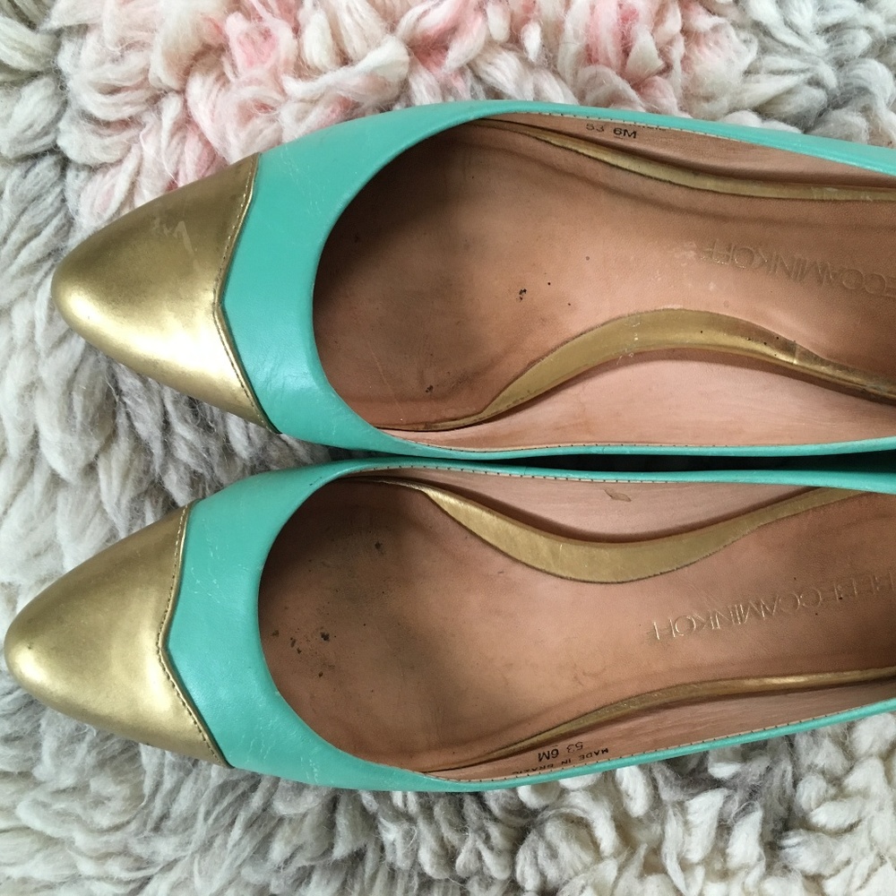 Rebecca Minkoff Irma cap-toe ballerina flat size 6